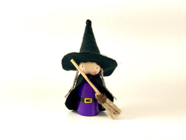 Waldorf Witch Peg Doll