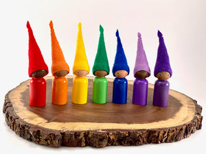 Waldorf and Montessori Inspired Multi-Cultural Rainbow Gnomes